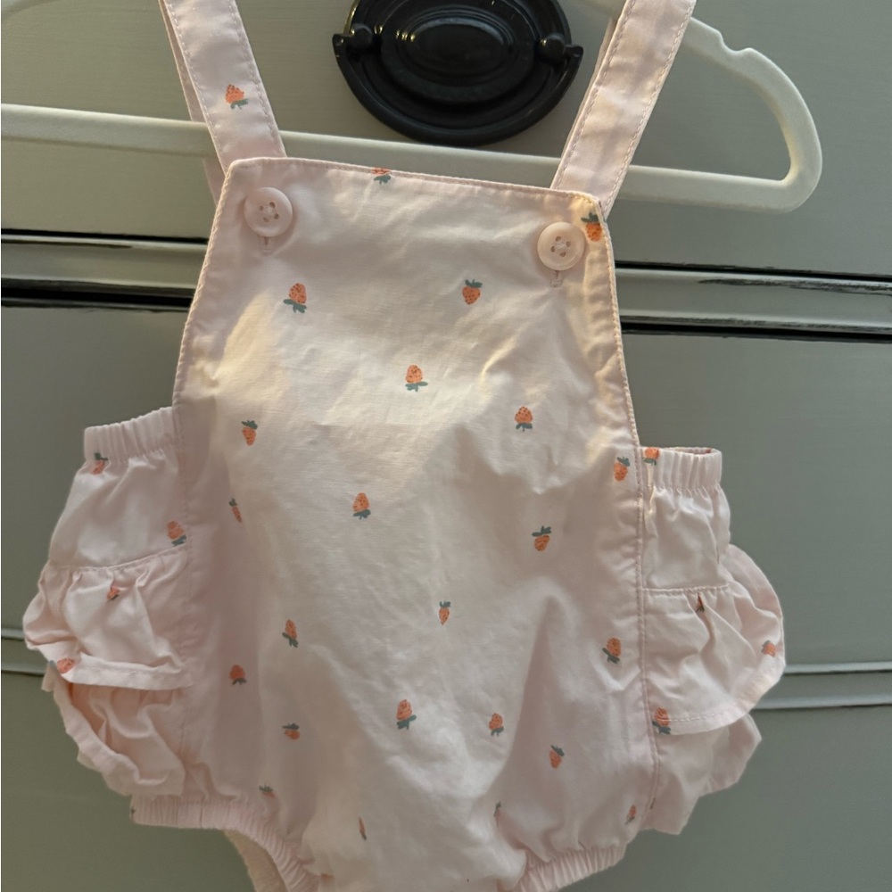 Carter's Light Pink Floral Diaper Cover